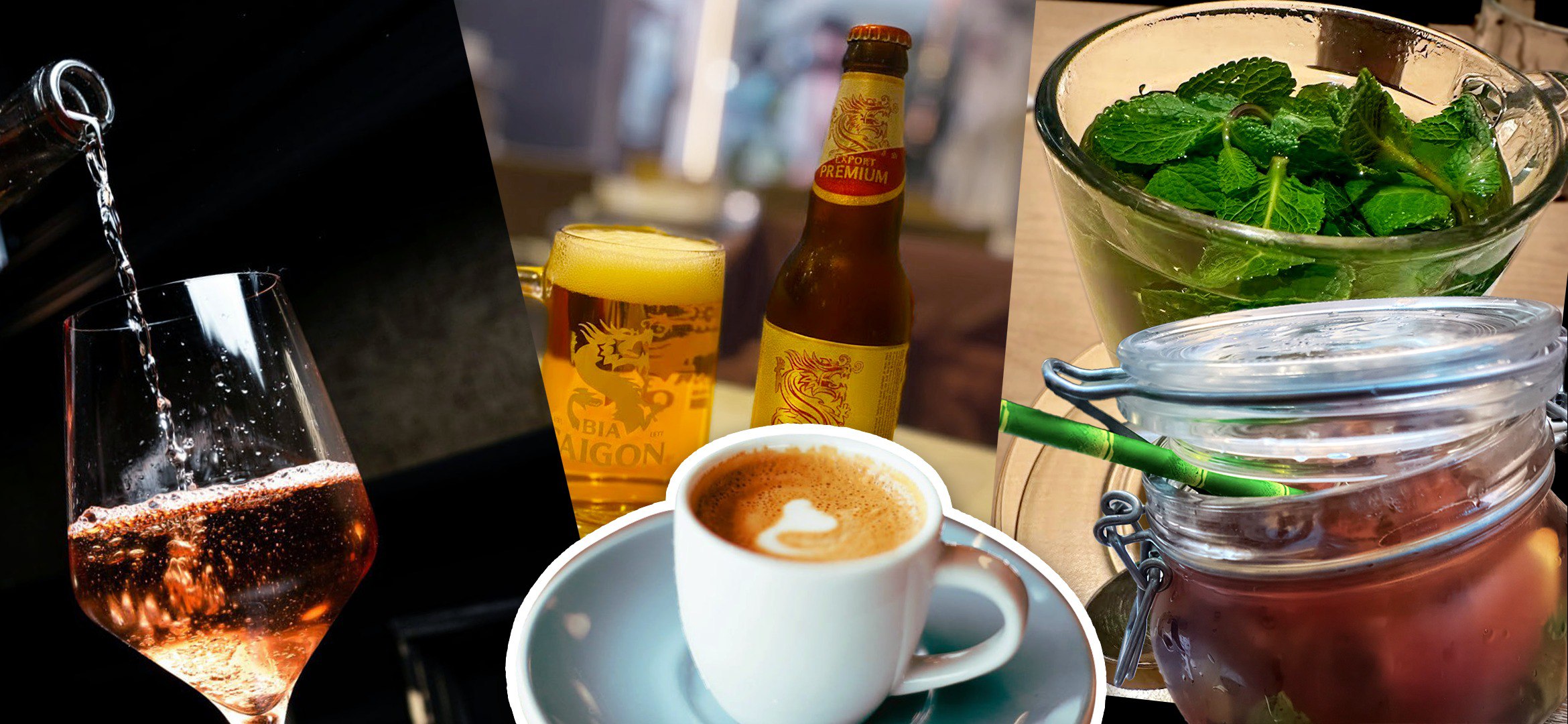 Drinks menu at Ô MAI